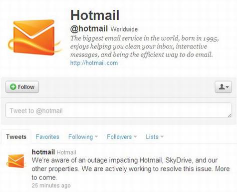 ΢Hotmail޷